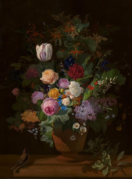 Bloemen in een vaas, Otto Diderich Ottesen van Meesterlijcke Meesters
