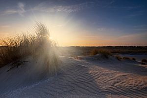  zonsondergang achter de Hollandse duinen van gaps photography