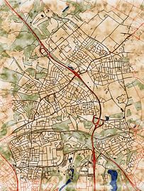 Carte de Landgraaf avec le style 'Serene Summer'