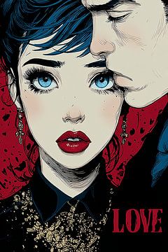 Liebe ist Pop-Art von Karina Brouwer
