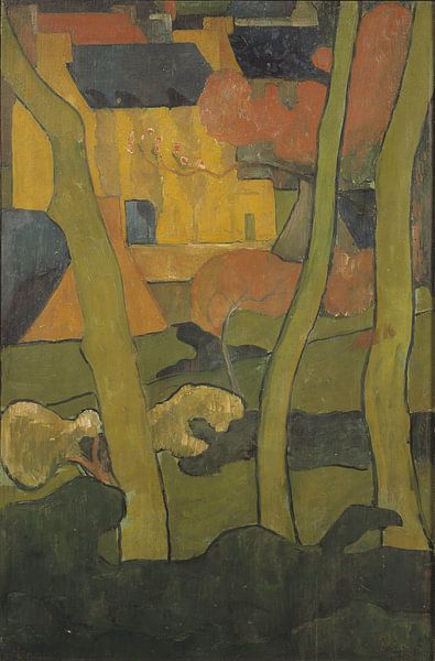 Jan Verkade, Landschaft, 1891 von Atelier Liesjes