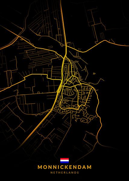 Monnickendam City Map by Kenda Maruyama