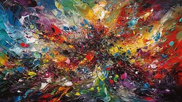 Abstract splash Art van Harry Stok