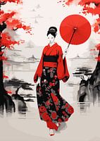 Japanse schilderkunst Ukiyo