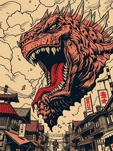 Drakenstrijder Poster