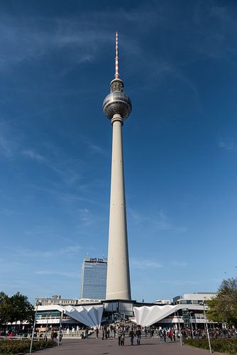 Berlijn Alexanderplatz en televisietoren