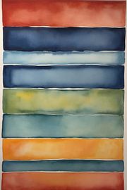 Horizon van Waterverfkleuren van Art & Soul Creations