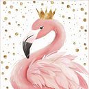 Flamingo Prinzessin von Poster Art Shop Miniaturansicht