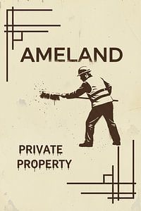 Propriété privée à Ameland