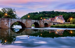 Werrabrücke bei Hannoversch Münden, Deutschland (2/4) von Adelheid Smitt