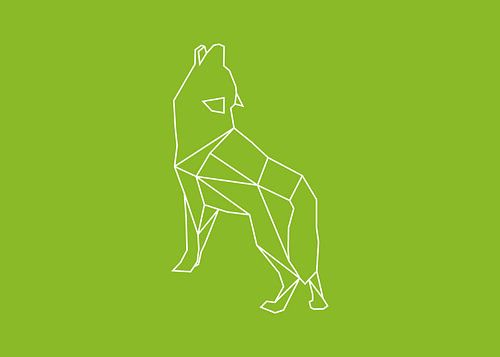 Wolf - Grafische Tiere
