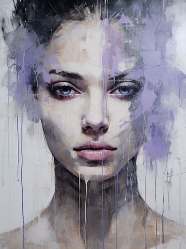 Portrait abstrait moderne sur SPEQ ART