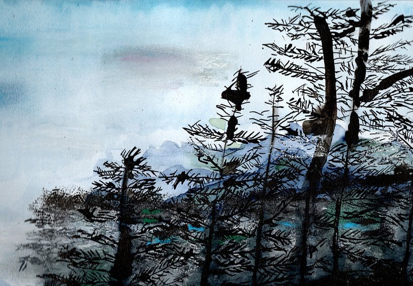 Traum in einem japanischen Malerei von Catharina Mastenbroek