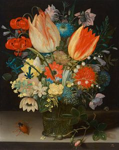 Stilleven met tulpen, Peter Binoit