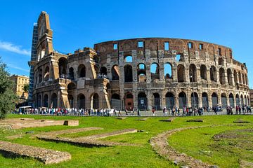Colosseum in Rome, Italië van Jan Fritz