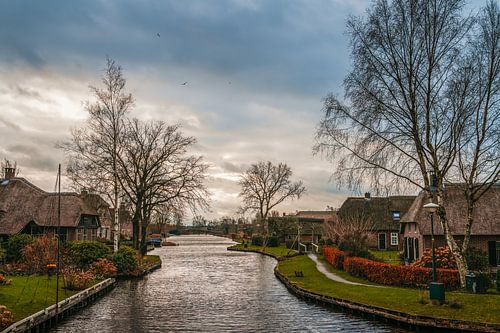 Dwarsgracht vanaf de brug Jonenweg