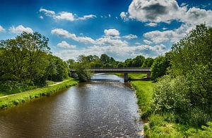 De Vechtesee met brug in Duitsland