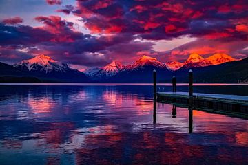 Avond Red Lake McDonald