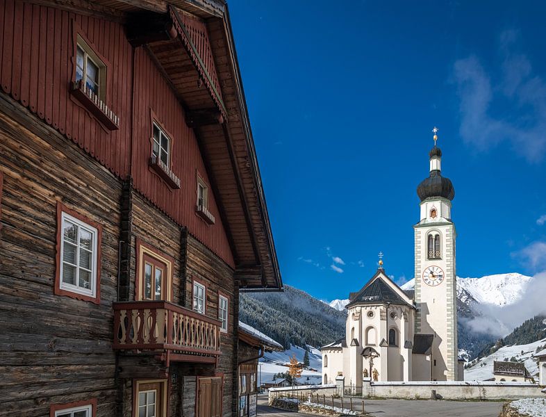 Parish church of St Martin in Innervillgraten, Villgratental valley by Christian Müringer
