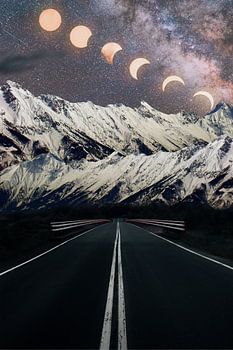 Celestial Eclipse Mountain Road