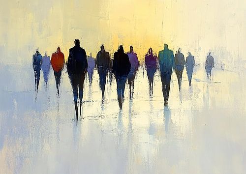 Wandelaars | Groep in Licht