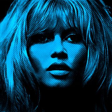 Motif Brigitte Portrait Bardot - Neon Turkish sur Felix von Altersheim