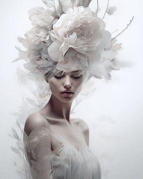 Lady in white by Carla Van Iersel