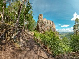 Château du Girsberg, Ribeauville, Elsass, Frankreich von Rene van der Meer