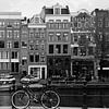 Amsterdam, gevels en fietsen aan de Prinsengracht van Amsterdam Highlights