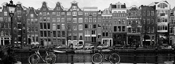 Amsterdam, facades and bicycles on Prinsengracht by Amsterdam Highlights