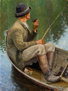 Homme à la pêche, 1922, Pekka Halonen