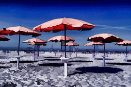 Op het strand van Rimini van Humphry Jacobs