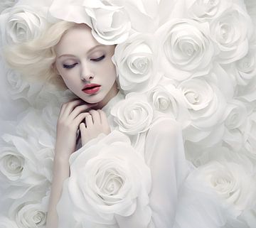 White Roses by Jacky