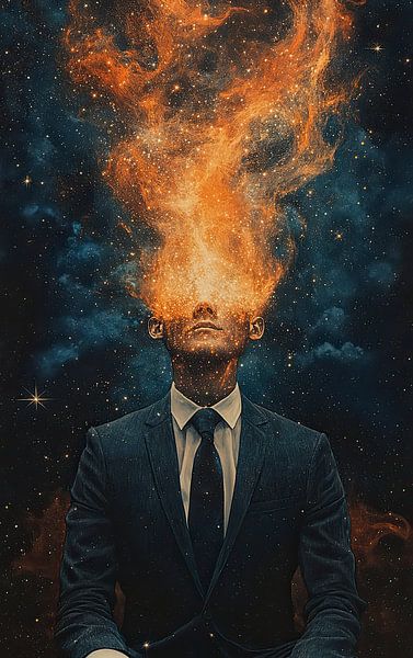 Man getransformeerd door sterren van Lufy