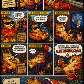 The Royal Lazy Tomcat – King’s Day Edition by Moonheart Artworks