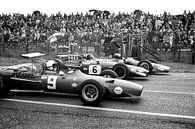 1e Reihe des Grand Prix 1968 Zandvoort von Harry Hadders Miniaturansicht
