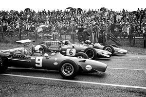 1e Reihe des Grand Prix 1968 Zandvoort von Harry Hadders