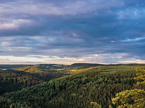 Quirl in Saksisch Zwitserland - Uitzicht op het Bielatal en Bernhardstein