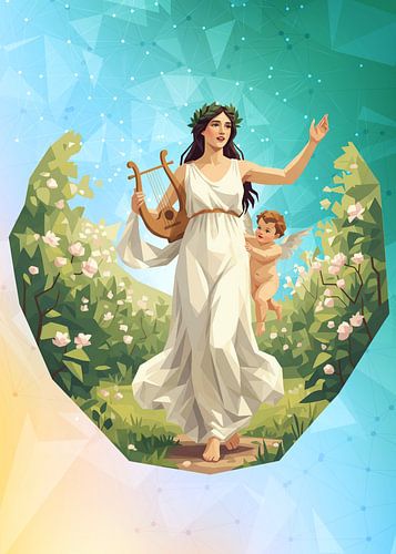 Allegory Of Music Low poly