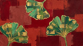 Crimson Ginkgo Golden Balance von Siti Zuliana