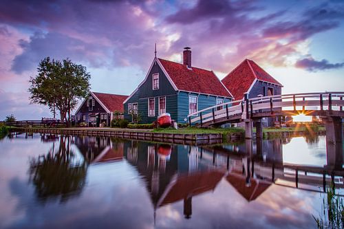 Zonsopkomst kaasboerderij Catharina Hoeve