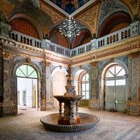 Abandoned Fountain in Decay.
