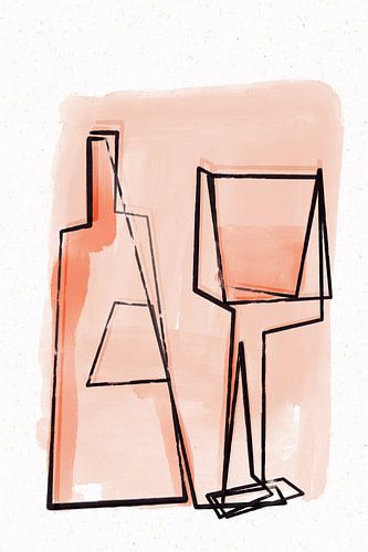 Bottle And Glass (Pêche)