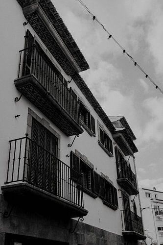 Streets in the old town of Jávea. Alicante, Spain