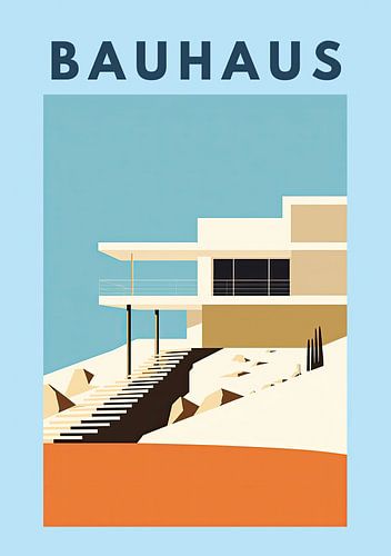 Bauhaus Poster Bauhaus Art Print by Niklas Maximilian