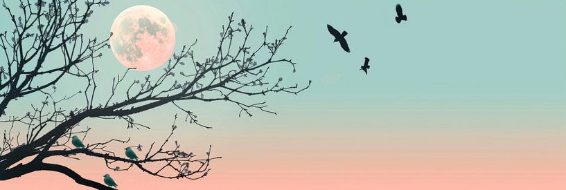 Moon by Poster Art Shop