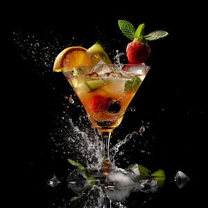 Luxuriöser Fruchtcocktail