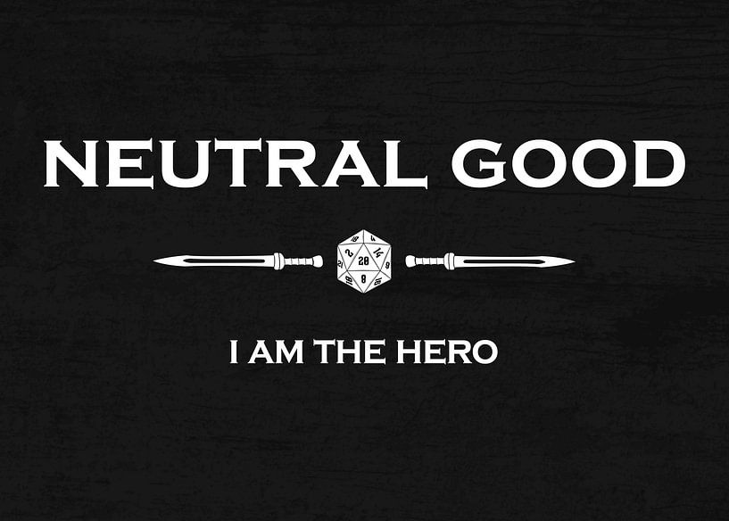 Neutraal Goed - Ik Ben De Held van Pixelbull Design