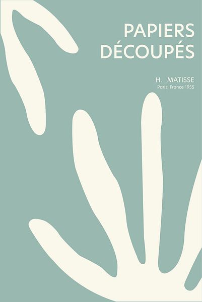 Matisse II - Teal van Walljar