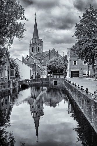 Dorpskerk, Voorschoten by Dawn Black